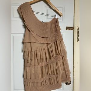 BCBG MAX AZRIA ONE Shoulder DRESS